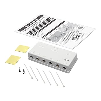 Amazon.com: TRIPP LITE Cat6 Surface-Mount Box 6-Port Pre